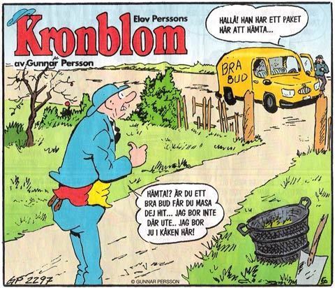 Kronblom Gunnar Persson Lambiek Comiclopedia