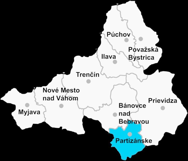 Krásno, Partizánske District