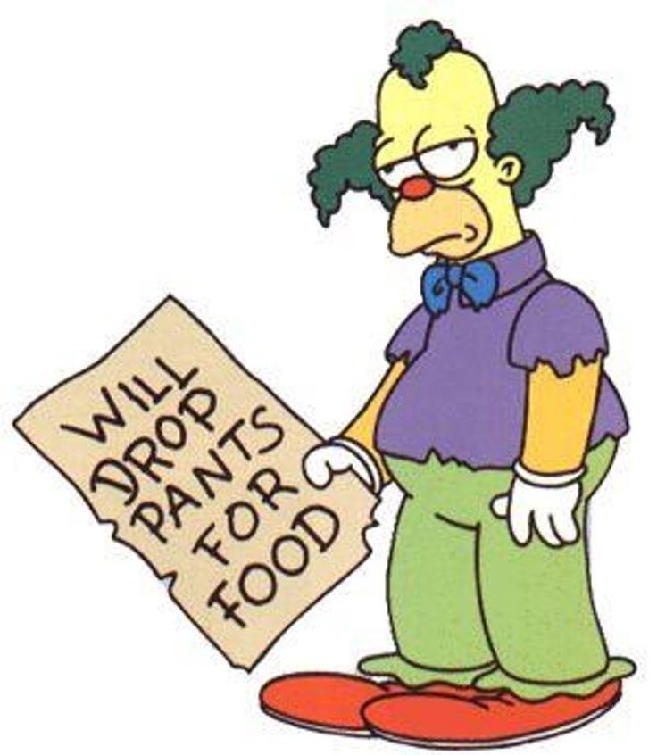 Krusty the Clown 1000 images about Krusty the clown on Pinterest Bobs Digital