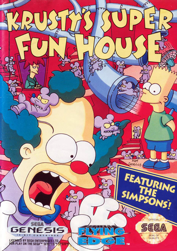 Krusty's Fun House Play Krusty39s Super Fun House Sega Genesis online Play retro games