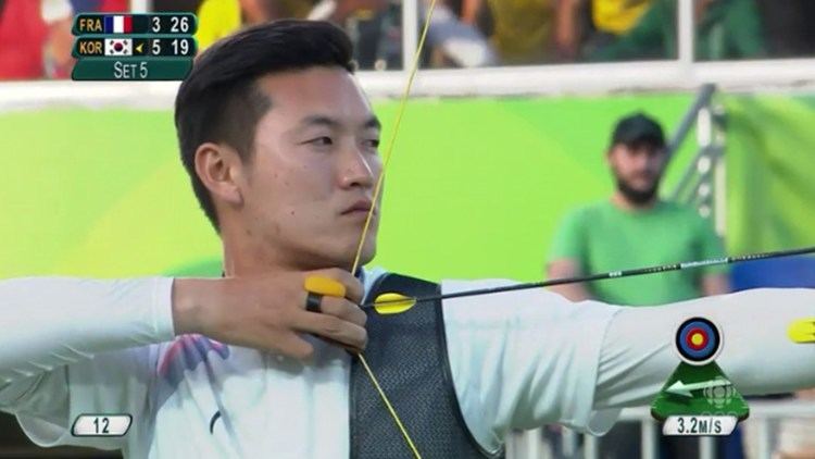 Ku Bon-chan Ku Bonchan of South Korea wins Gold in Mens Individual Archery