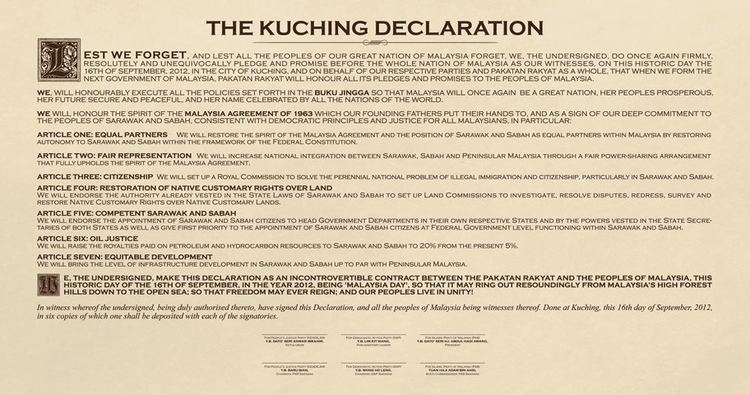 Kuching Declaration