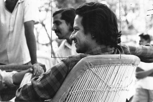 Kumar Shahani Cinematographer K K Mahajan and director Kumar