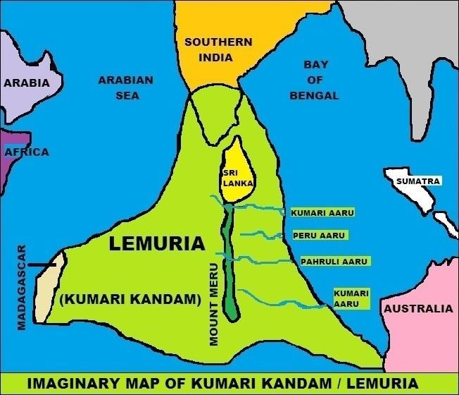 Kumari Kandam Kumari Kandam or Lemuria The Continent which sank in the Sea