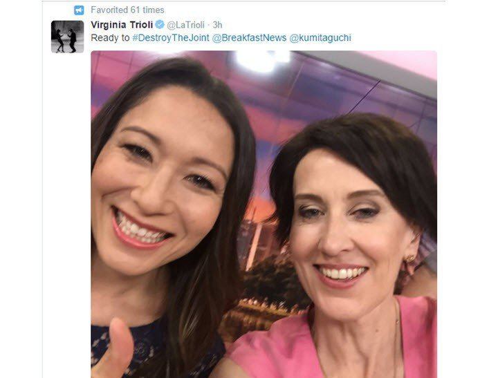 Kumi Taguchi (journalist) We love Virginia Trioli and Kumi Taguchi on News Breakfast