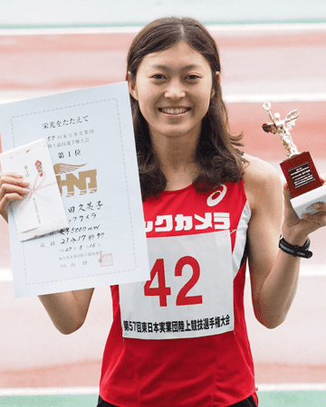 Kumiko Okada Competition result 2015 of track and field club BIC CAMERA girl