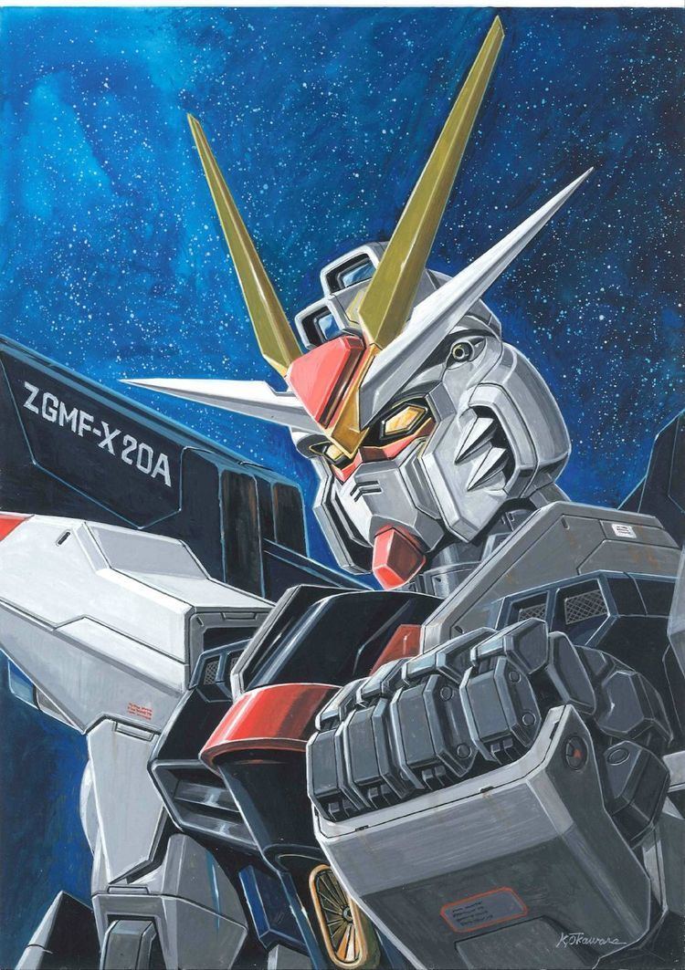 Kunio Okawara Strike Freedom Gundam by Kunio Okawara POSTER Size Image