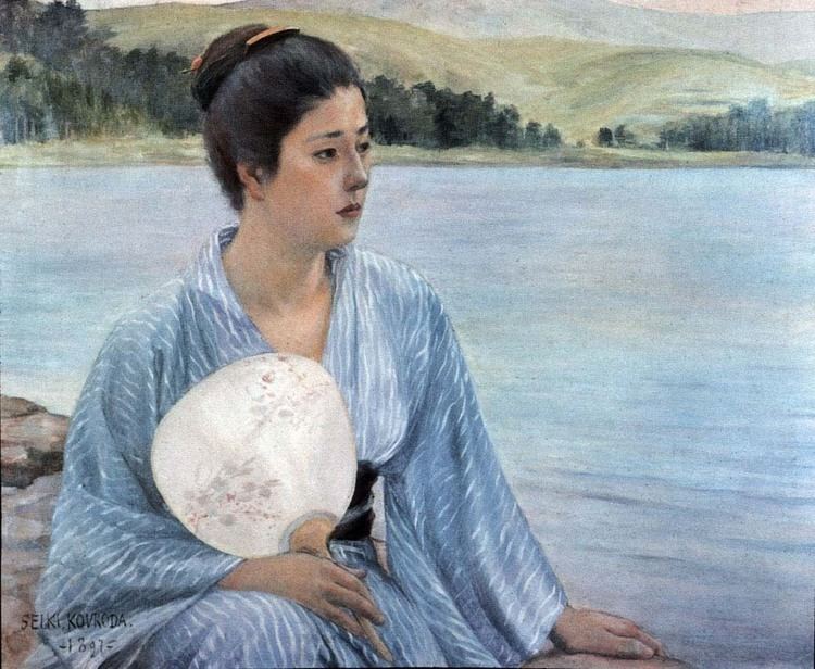 Kuroda Seiki By the Lake Lakeside Kuroda Seiki Plein Asian History