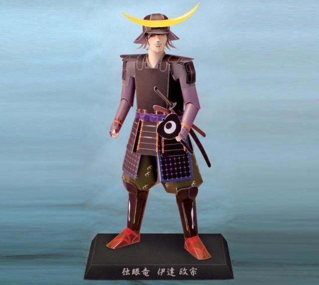 Kuroda Yoshitaka PAPERMAU The Great Samurai Kuroda Yoshitaka Paper Model by MAPS