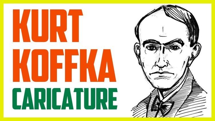 Kurt Koffka KURT KOFFKA CARICATURE Speed drawing a caricature of Kurt Koffka