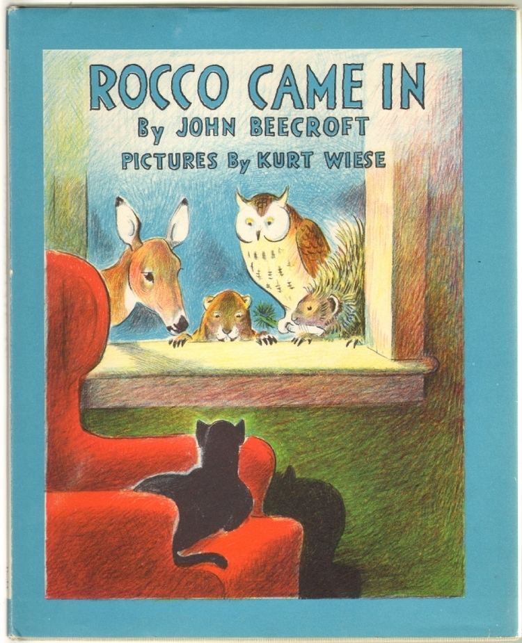 Kurt Wiese Rocco Came In John Beecroft Kurt Wiese Illustrator First Edition