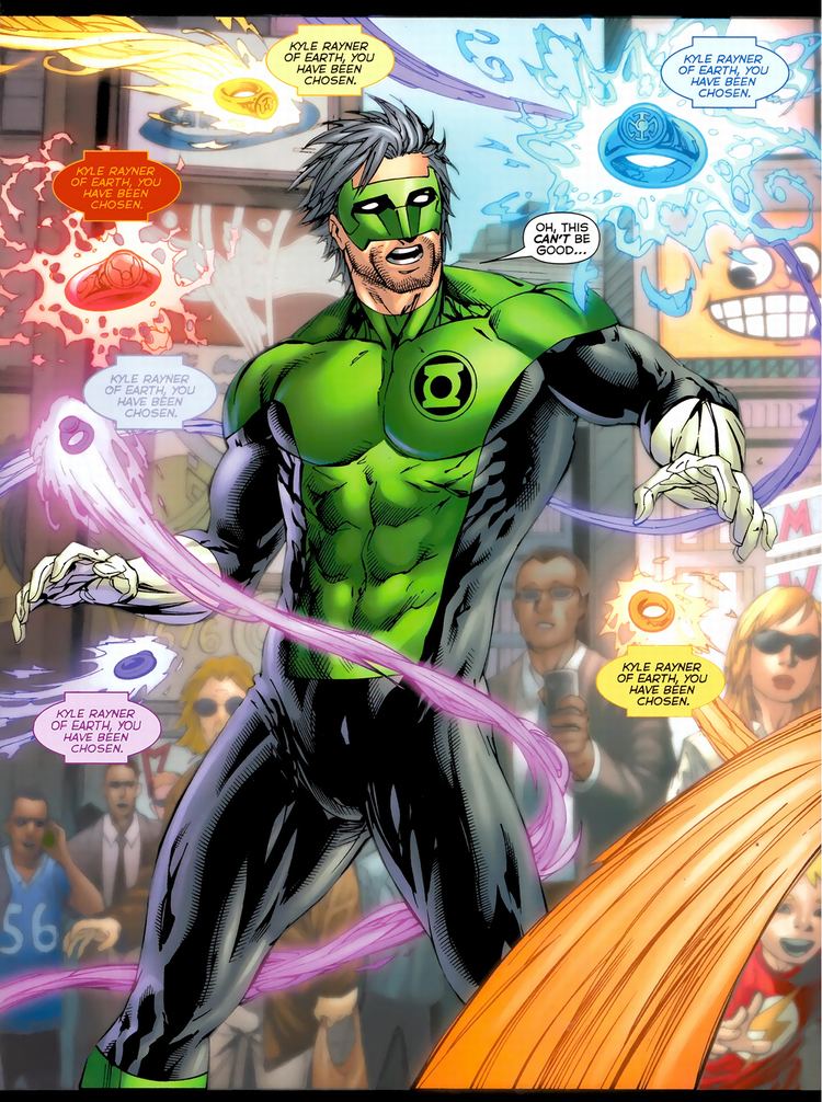 Kyle Rayner Kyle Rayner Is Chosen By All 7 Rings Comicnewbies