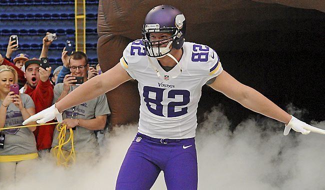 Kyle Rudolph Vikings39 Kyle Rudolph says he39s NFL39s best tight end