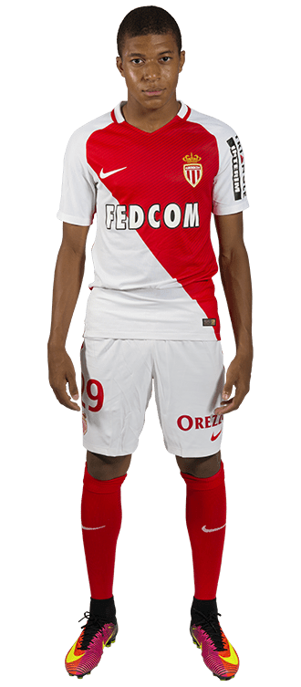 Kylian Mbappé Kylian MBAPPE LOTTIN Equipe pro AS Monaco FC