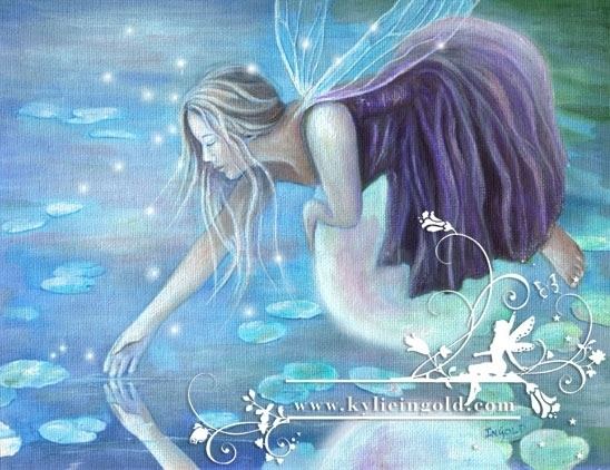 Kylie InGold Kylie InGoldMin Min Light Fairy Limited Edition Print Painting