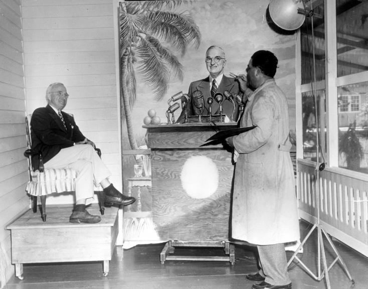 Kyril Vassilev Truman Library Photograph Kyril Vassilev painting Mr Trumans