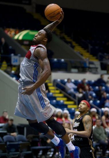 L. D. Williams LD Williams of Springfield Armor dunks his way to China