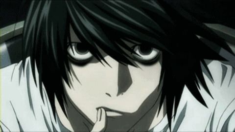 L (Death Note) Death Note GIFs Find amp Share on GIPHY