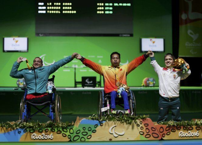 Lê Văn Công L Vn Cng ginh HCV Paralympic u tin cho VN Tui Tr Online