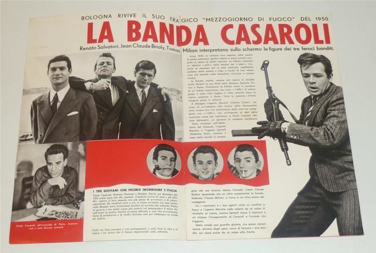 La banda Casaroli brochure LA BANDA CASAROLI di Florestano Vancini 1962 Tomas Milian R