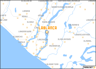 La Blanca, San Marcos La Blanca Guatemala map nonanet