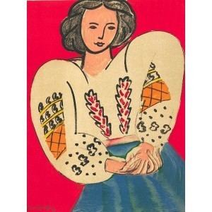 La Blouse Roumaine Artbohemiacz Henri Matisse Madame MP La blouse roumaine 1940