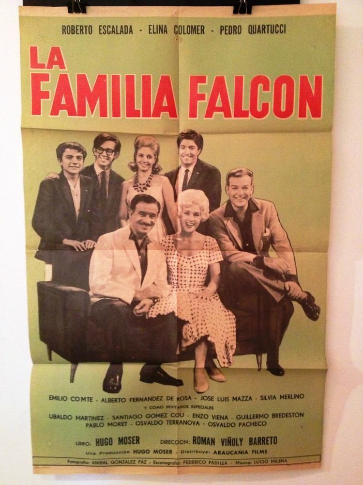 La Familia Falcón Antiguo Afiche De Cine Original La Familia Falcon 50000 en