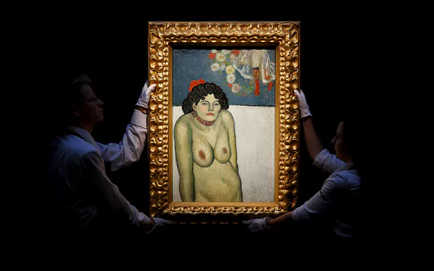 La Gommeuse Picasso breaks record to soothe fears at Sotheby39s Telegraph