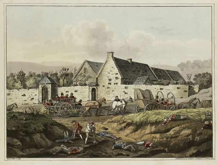 La Haye Sainte The Farm of La Haye Sainte 1815 Online Collection National Army