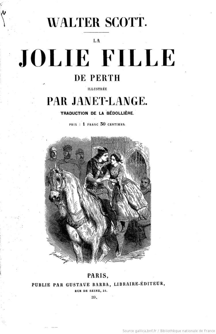 La jolie fille de Perth Couvertures images et illustrations de La jolie fille de Perth de