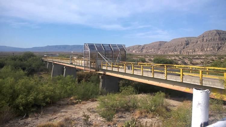 La Linda International Bridge La Linda ghost town and bridge into Mexico YouTube