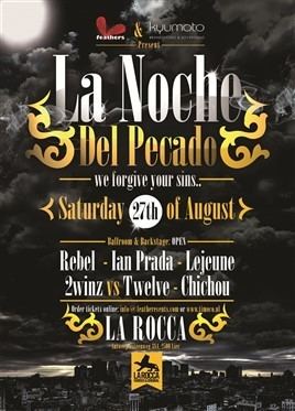 La noche del pecado Win tickets for La Noche Del Pecado backstage on 27 augustus 2011