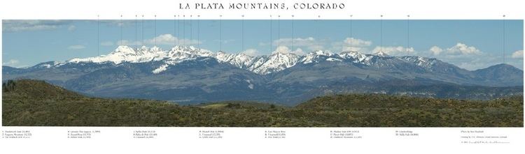 La Plata Mountains Poster La Plata Mountains Mesa Verde Museum Association