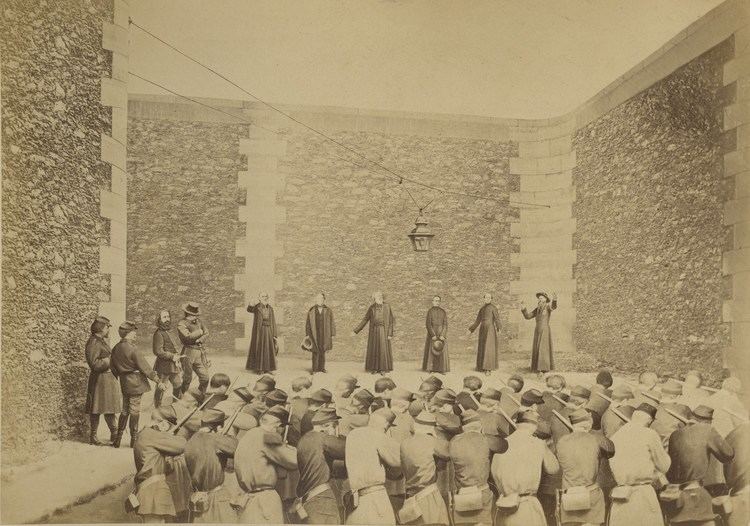 La Roquette Prisons Excution des otages prison de la Roquette le 24 mai 1871
