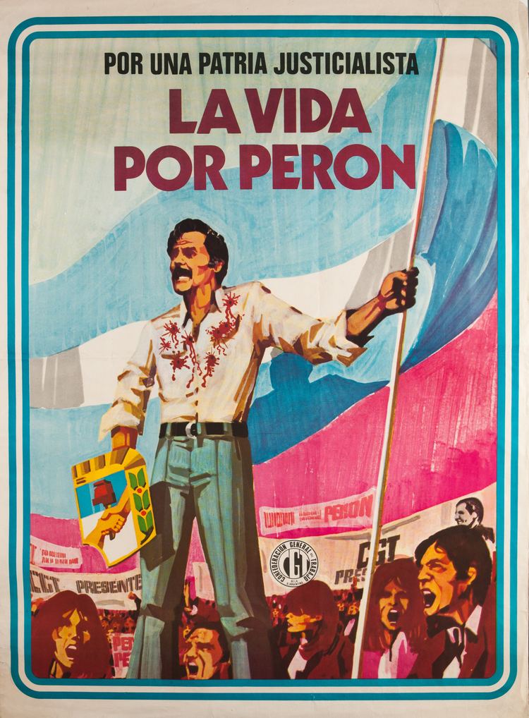La vida por Perón FileMuseo del Bicentenario Afiche La vida por Pernjpg