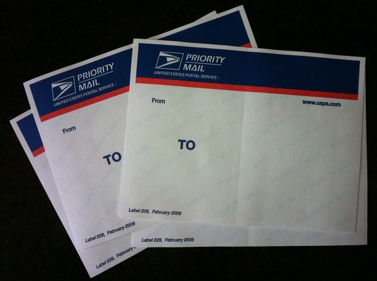 Priority Mail Label Template Word 1369