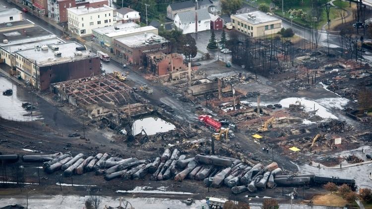 Lac-Mégantic rail disaster The Lac Megantic Rail Disaster in Quebec The driver did not set the