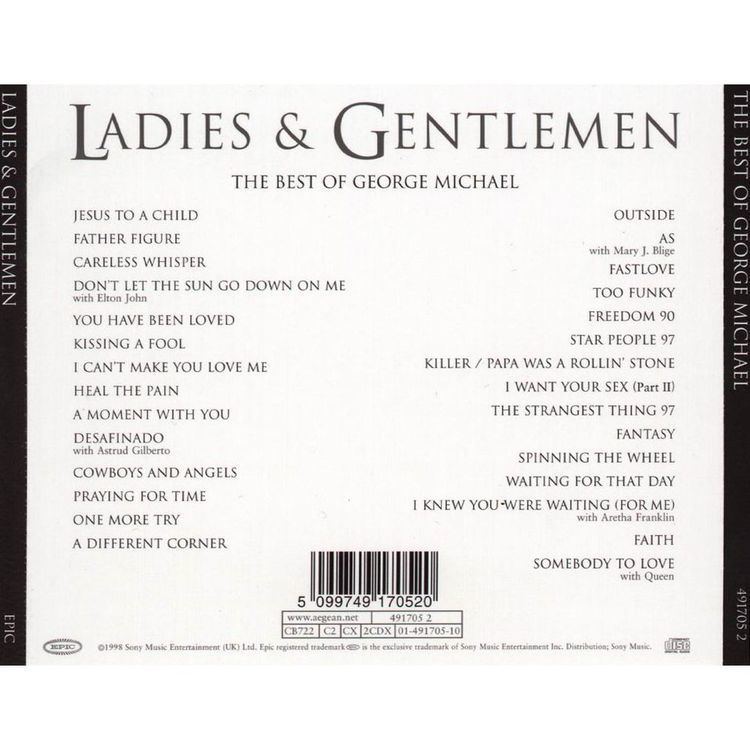 Ladies & Gentlemen: The Best of George Michael wwwmusicbazaarcomalbumimagesvol3277277295