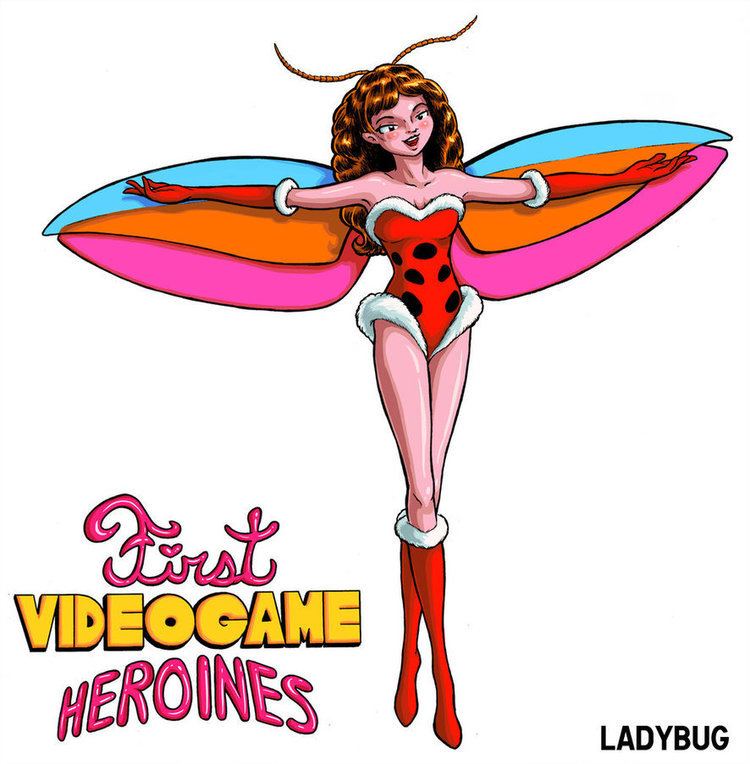 Lady Bug (video game) First Video Game Heroines Lady Bug by gaucelm on DeviantArt