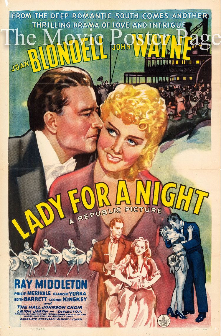 Lady for a Night Movie Poster Collecting Lady for a Night 1942 John Wayne US