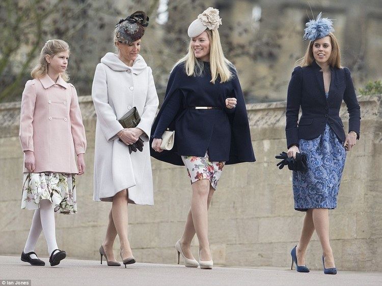 Lady Louise Windsor The Queen and Prince Philip joined for Easter service by