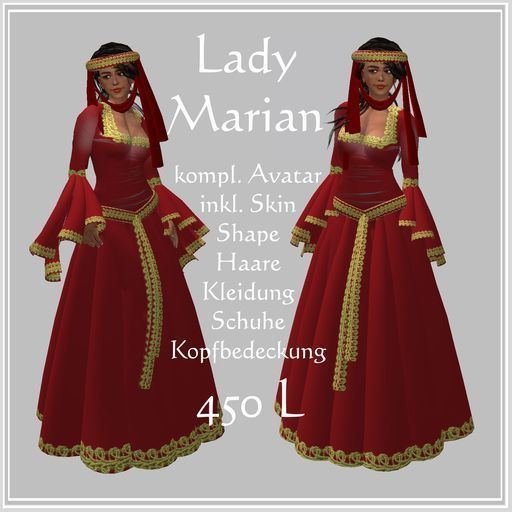 Lady Marian Second Life Marketplace Lady Marian