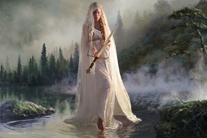 Lady of the Lake Michael Komarck Illustration