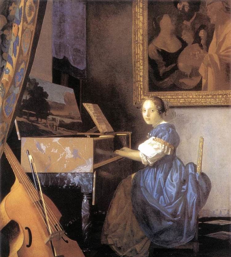 Lady Seated at a Virginal FileVermeer Lady Seated at a Virginaljpg Wikimedia Commons