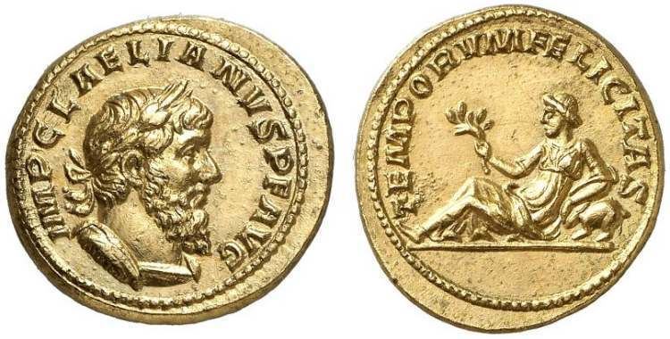 Laelianus Laelianus Roman Imperial Coins reference at WildWindscom