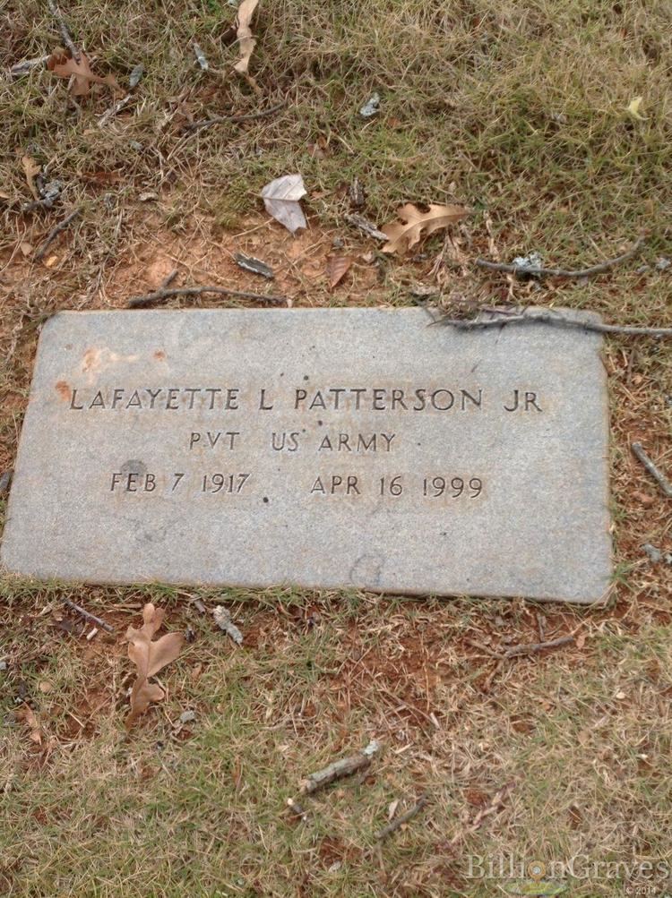 LaFayette L. Patterson Grave Site of LaFayette L Patterson Jr 19171999 BillionGraves