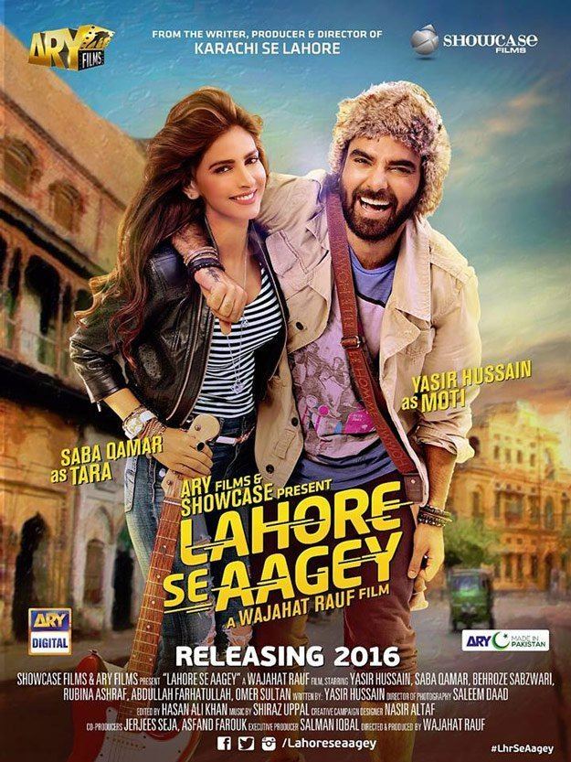 Lahore Se Aagey Lahore Se Aagey poster Saba Qamar Yasir Hussain all set for a fun