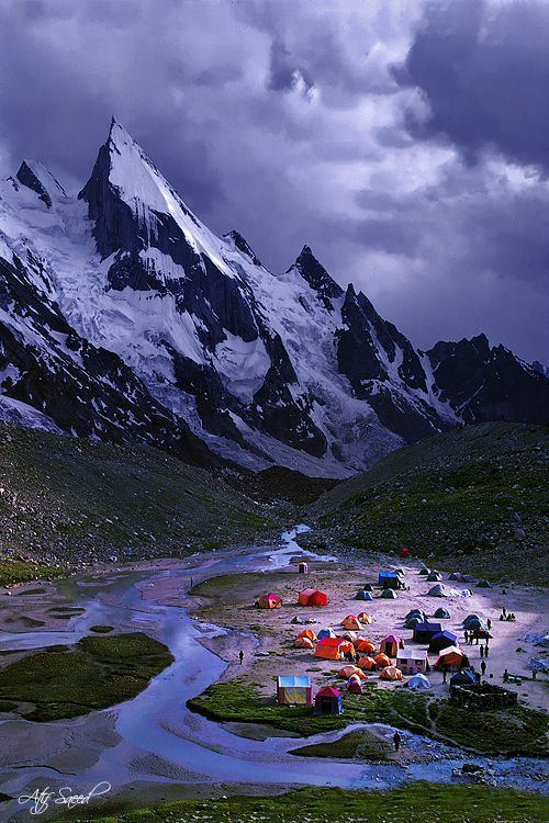 Laila Peak (Hushe Valley) Laila Peak in Hushe Valley near Gondogoro glacier Karakoram range