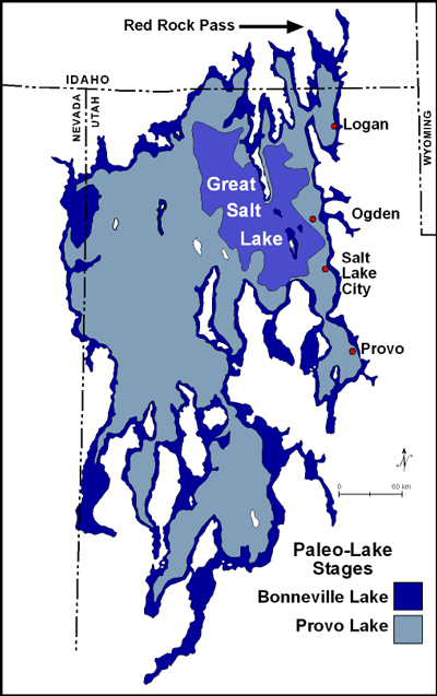 Lake Bonneville Digital Geology of Idaho Lake Bonneville Flood