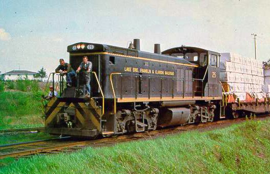 Lake Erie, Franklin and Clarion Railroad wwwamericanrailscomimagesLEFC25jpg